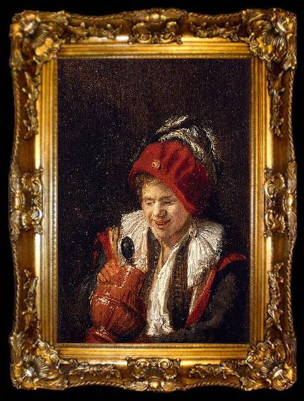 framed  Judith leyster A Youth with a Jug, ta009-2